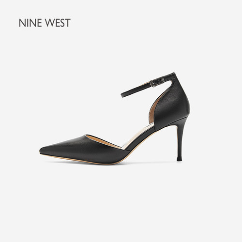 NineWest/玖熙尖头细跟凉鞋女