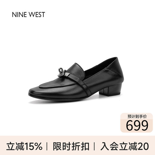 玖熙英伦厚底不累脚女乐福鞋