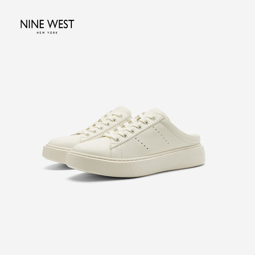 NineWest/玖熙简约舒适拖鞋女