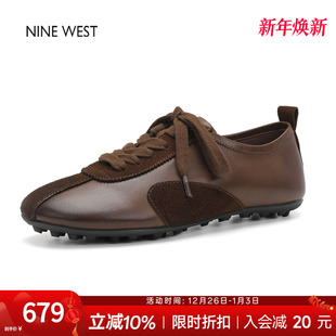 德训鞋 玖熙经典 运动休闲鞋 不累脚平底鞋 秋 奥莱专供Nine 女鞋 West