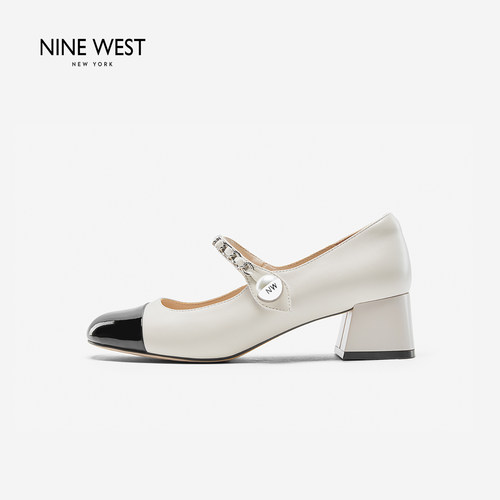NineWest/玖熙甜美风玛丽珍鞋女