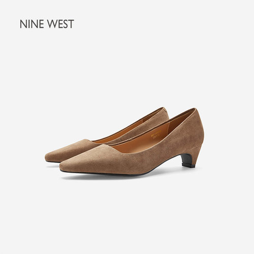 NineWest/玖熙浅口单鞋中跟女鞋