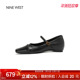 玛丽珍单鞋 奥莱专供Nine 女 一字带瓢鞋 软底奶奶鞋 West 玖熙小皮鞋
