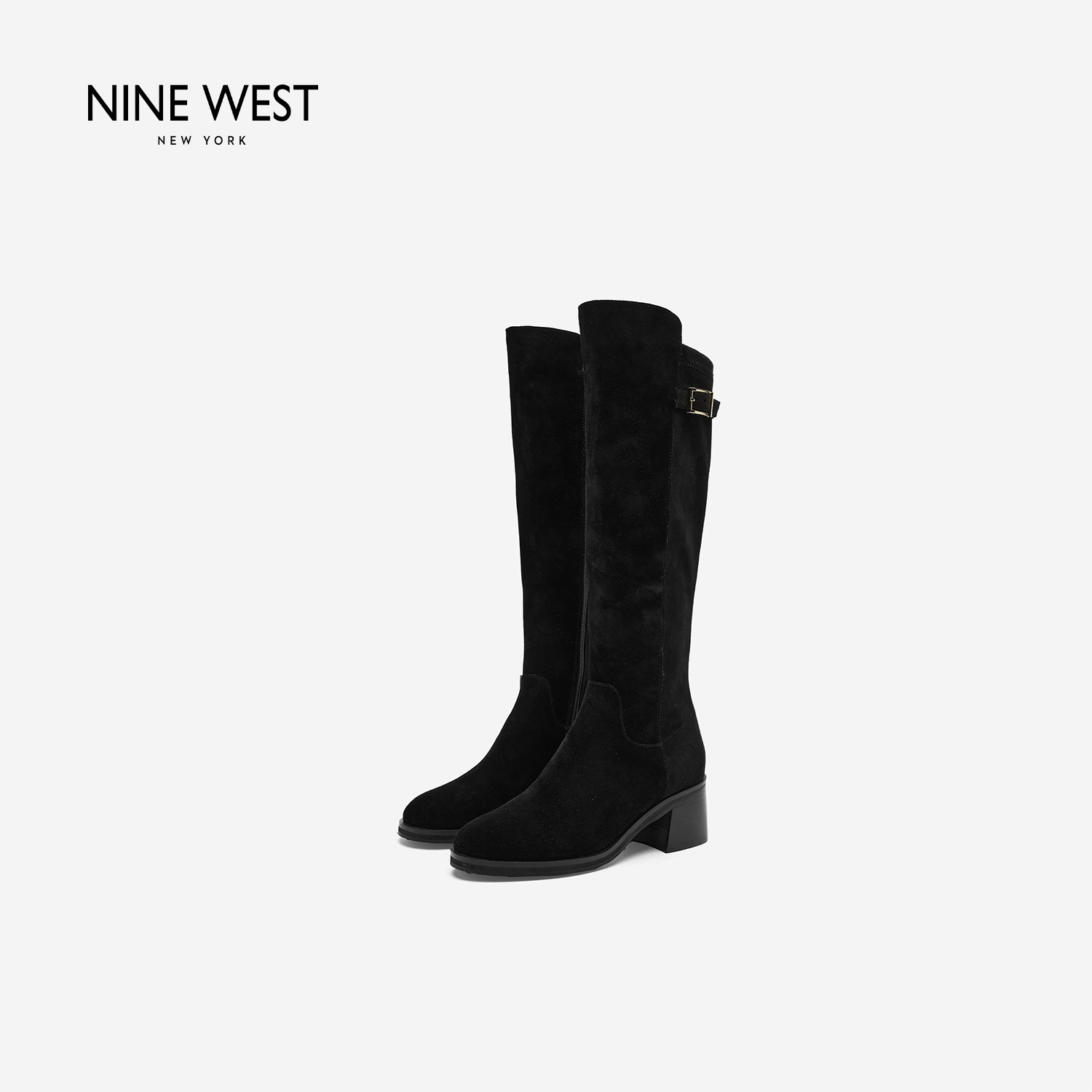 NineWest/玖熙高筒骑士靴女
