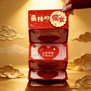 送侄女的红包26年新款马年新年春节创意成人礼个性仪式感过年折叠