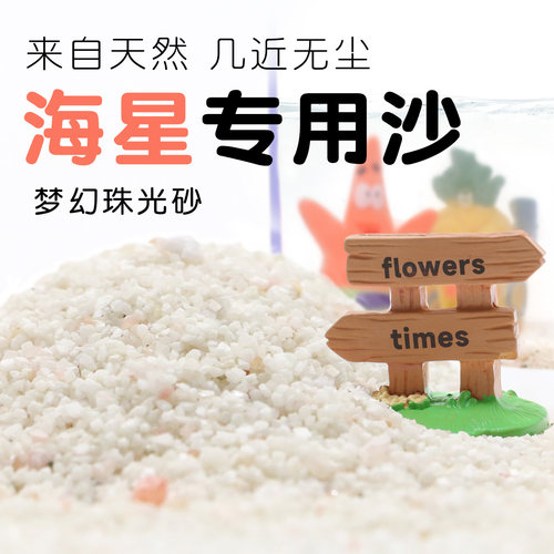 【海星专用沙】几近无尘～珠光砂