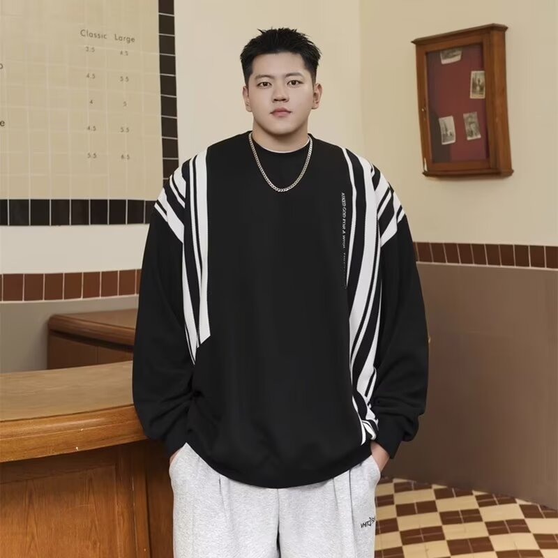 PANG哥大码男装长袖圆领卫衣