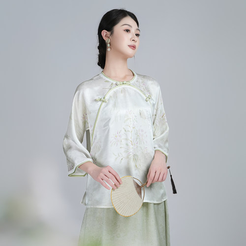 依山锦新中式国风上衣汉服YSS6066 (R)