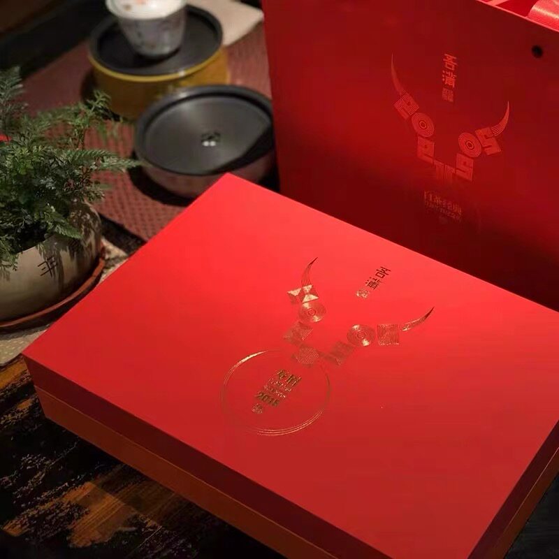 吾蒲白茶 | 2015牛砖礼盒 福鼎白茶 2015原料老白茶饼茶叶200克