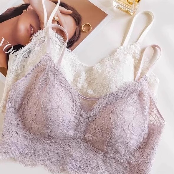 夏季薄款性感法式蕾丝内衣女