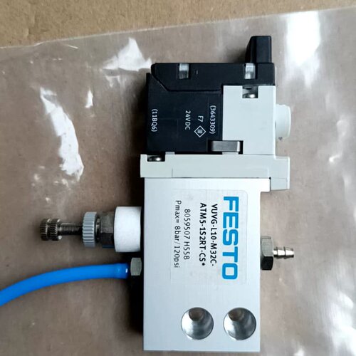 FESTO费斯托电磁阀，型号VUVG-L10-M32C-AT