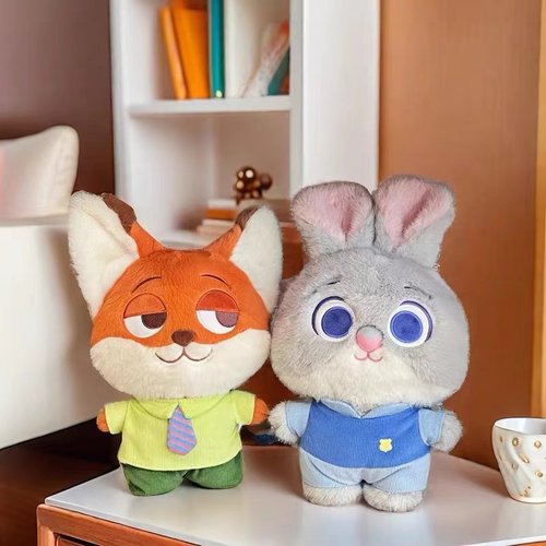 疯狂动物城毛绒玩偶朱迪尼克公仔