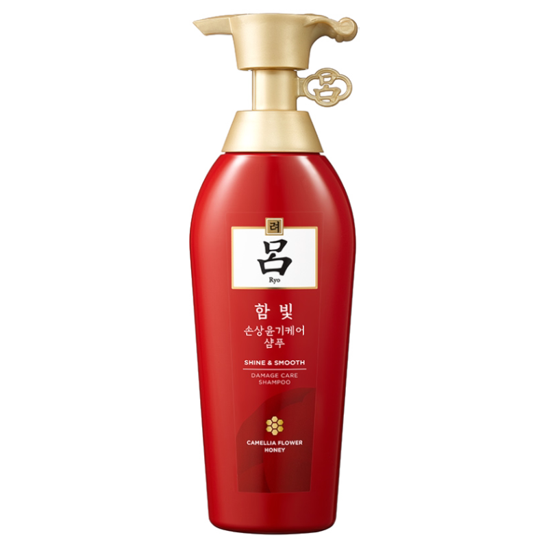 正品爱茉莉ryo红吕修护日常损伤柔顺改善毛躁400ml/瓶男女士洗发