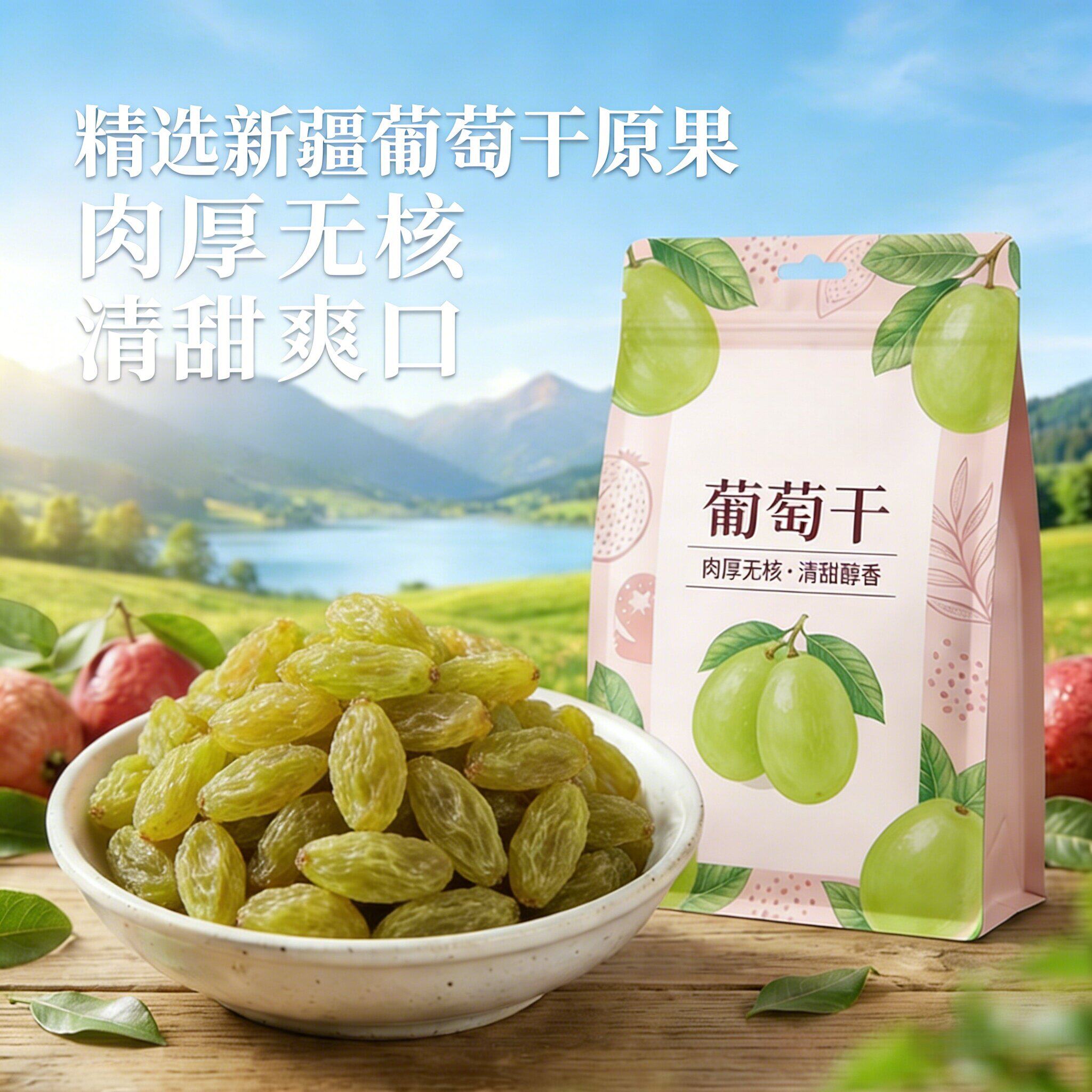 农科院新疆葡萄干特级超大免洗官方旗舰店精品即食香妃王提子新货