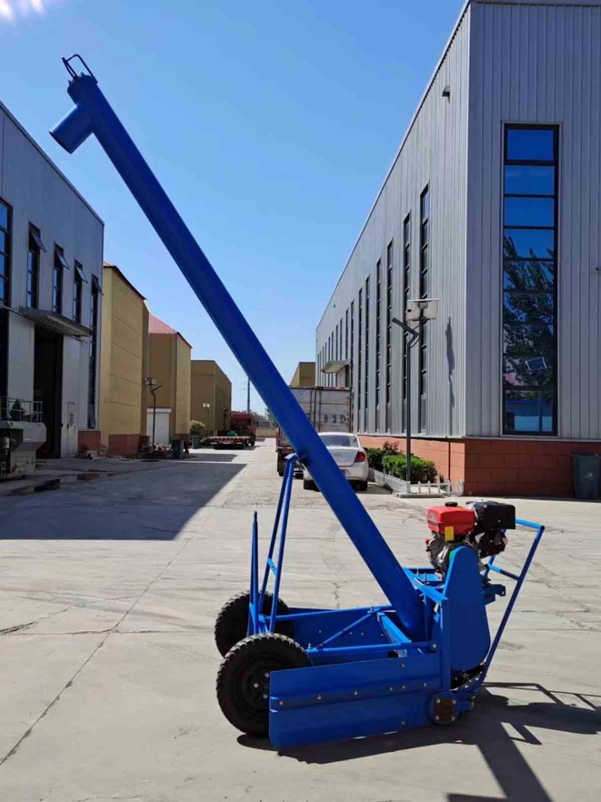 马路收粮机车载小型农用吸粮机小麦抽粮机螺旋绞龙吸谷机厂家直销