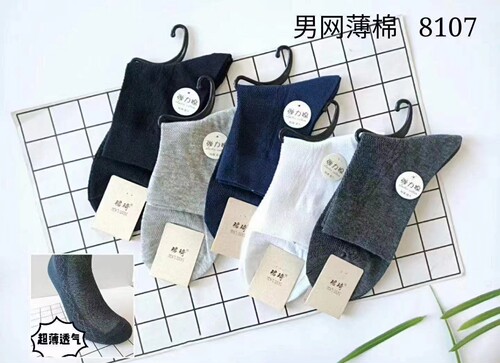 珺琦男网中统超薄棉袜防臭耐磨透气10双装适合39-44码