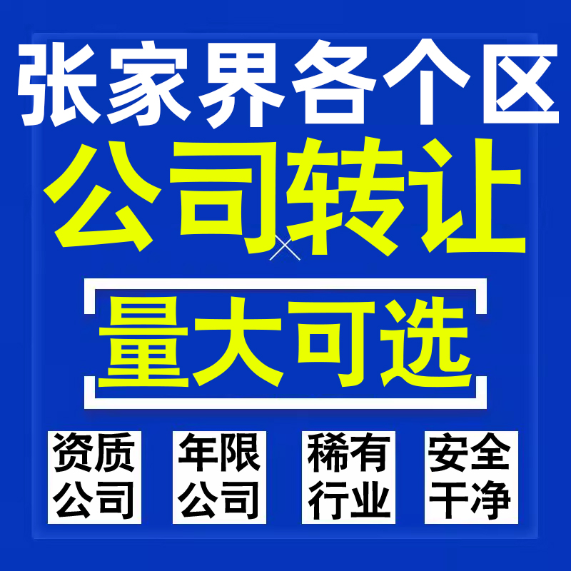 张家界公司股权转让收购买科技贸易教育传媒咨询类公司营业执照注