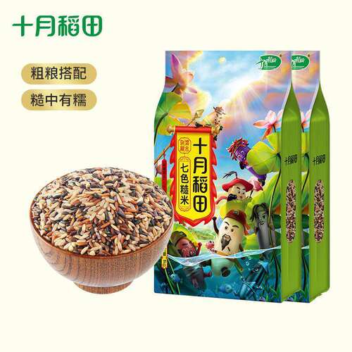 十月稻田七色糙米混合粗