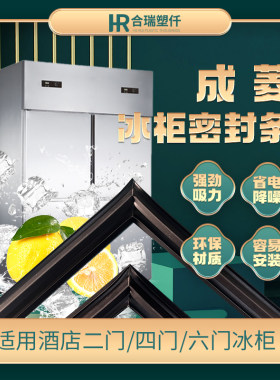 成菱四门冰柜密封条磁性密封圈