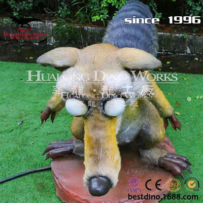 仿真冰河时代模型松鼠(Scrat)仿真:模型卡通动物模型制作