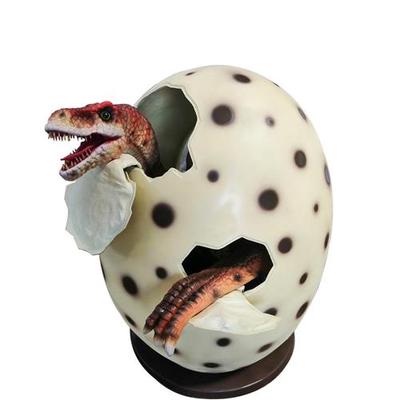 恐龙雕塑玻璃钢雕塑蛋壳恐龙蛋产品创意设计自贡手工来图