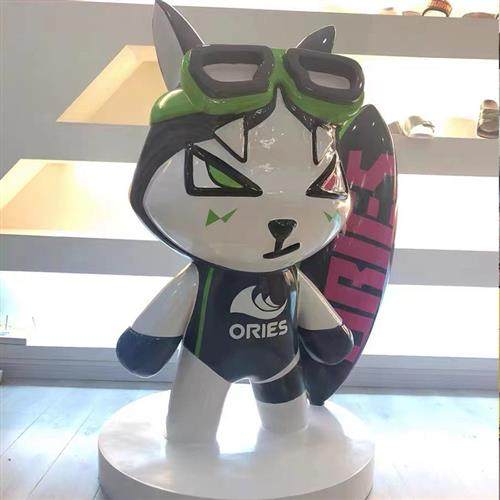 大型玻璃钢雕塑卡通摆件装饰室外广场入口用抽象创意玻璃钢雕塑