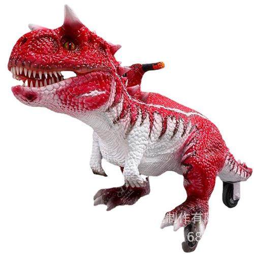 仿真恐龙电动车扭扭龙骑行电动车动物模型骑行仿古恐龙骑行车设备