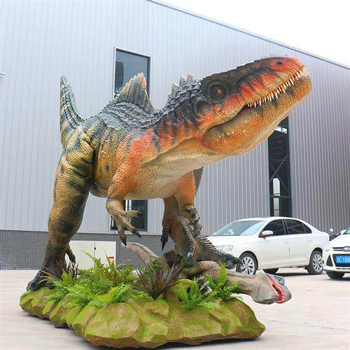 定制大型仿真恐龙模型户外机动电动恐龙景区互动装置