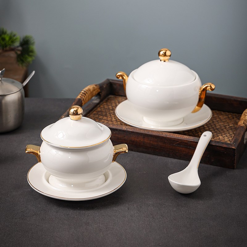 速发佛跳墙双耳小炖盅汤盅一人份碗盅边店饭店金酒甜上餐具燕窝位