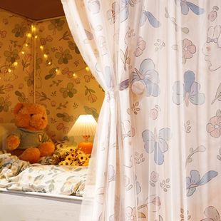 速发遮光床帘纱铺生宿舍专用大学寝室上铺上下学帘子围帘窗人单帘