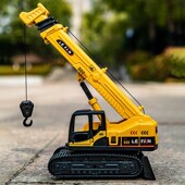 速发工程车玩具车儿童可升吊车惯性起重机模男孩型 6岁益智大号塔
