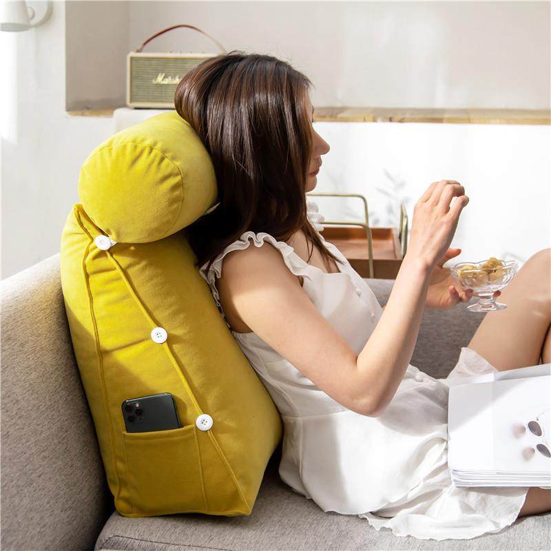 北欧简约可调节靠枕带头枕小靠背沙发卧室床头可调节靠垫可拆洗,居家布艺,抱枕被,淘宝优惠券,粉丝福利购,淘宝优惠卷