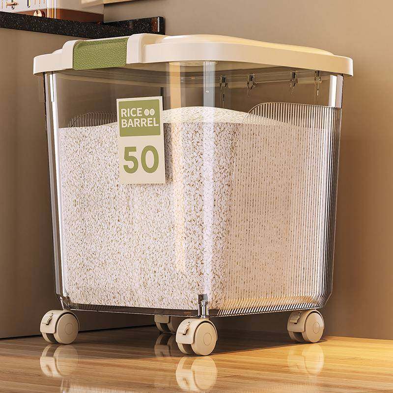 装米桶家用防虫防潮密封2026新款储存罐食品级米箱面粉大米收纳盒,家装主材,米桶,淘宝优惠券,粉丝福利购,淘宝优惠卷