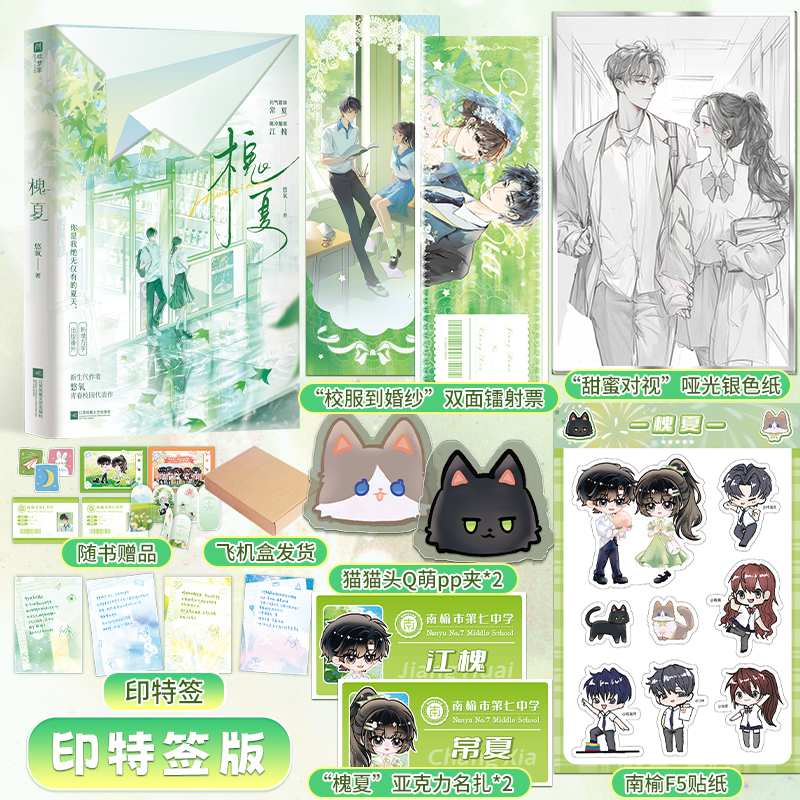 槐夏 甜文作者悠氧青春校园代表作新增万字出版番外 你好啊小同学 婚礼与DV机 双向暗恋 校园甜文叙事小说实体书