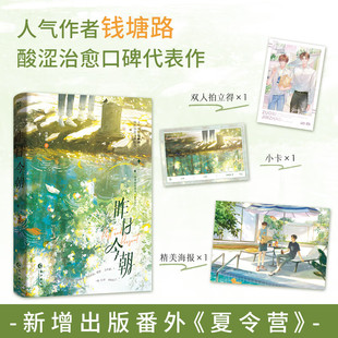 昨日今朝 人气作家钱塘路酸涩治愈 代表作网络原名《今朝欢愉》媲美同骨科代表作《纸飞机》《一屋暗灯》双男主小说实体书青春文学