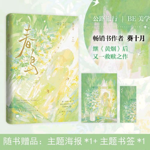春鸟 葵十月著 双向暗恋 继《黄烟》后救赎代表作 新增  青春文学双向暗恋久别重逢救赎BE美学小说实体书