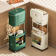 双层干湿分离垃圾桶家用2023新款 带盖子大容量大号厨房专用厨余分