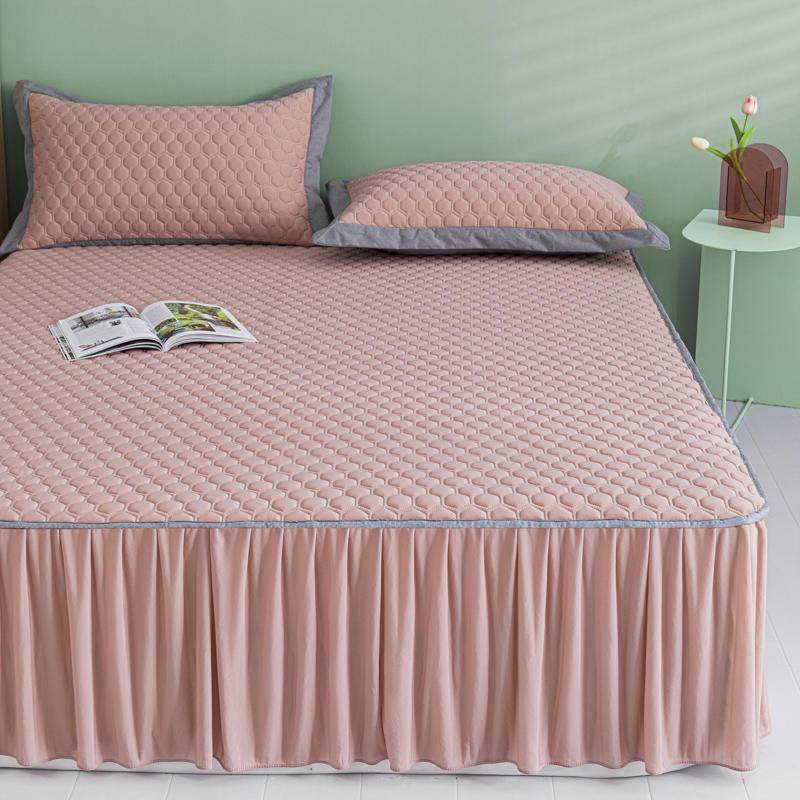 高档A类乳胶席床笠凉席床裙款三件套凉感纱双人家用可机洗加厚席,床上用品,乳胶席,淘宝优惠券,粉丝福利购,淘宝优惠卷