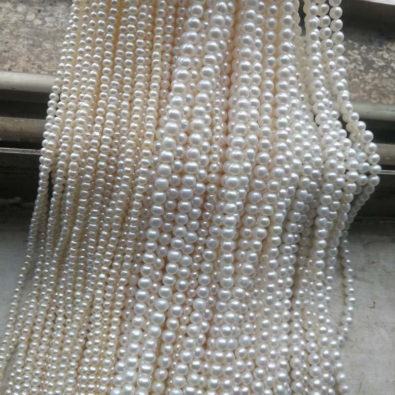 天然淡水珍珠全孔2/3/4mm白色近圆鸡蛋形散珠DIY耳环项链手链配件,珠宝/钻石/翡翠,颈饰,淘宝优惠券,粉丝福利购,淘宝优惠卷