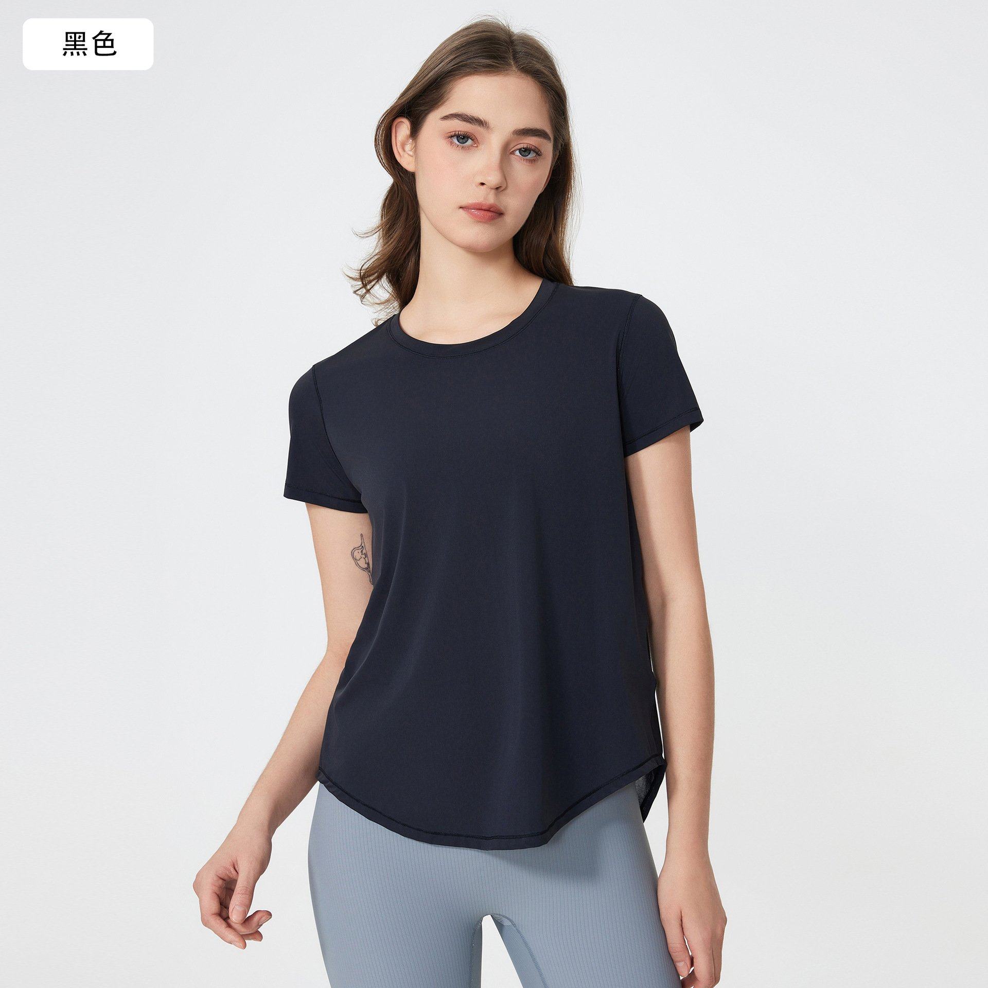 夏季新款时尚休闲速干短袖T恤女宽松透气跑步健身瑜伽上衣D25039,运动/瑜伽/健身/球迷用品,瑜伽t恤,淘宝优惠券,粉丝福利购,淘宝优惠卷