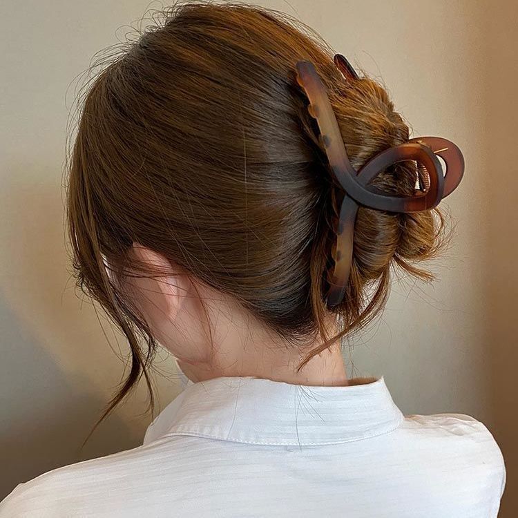 韩国ins夏季高级感发夹盘发抓夹发量多大号鲨鱼夹女头饰夹子发饰