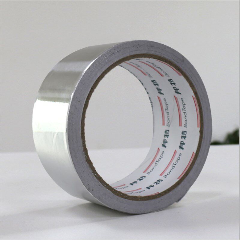 加厚铝箔胶带高温胶带隔热锡箔纸防干扰铝箔纸自粘线管胶带