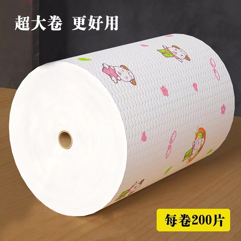 一次性抹布洗碗布干湿两用懒人厨房加厚家务清洁布家用吸水不沾油
