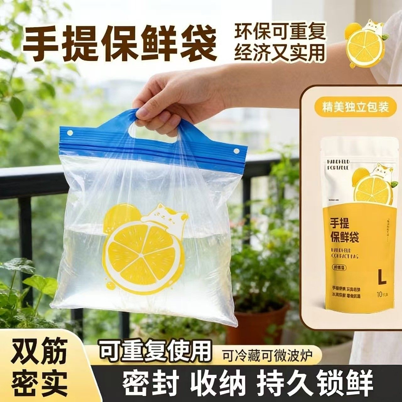 家用食品级保鲜袋冰箱冷冻加厚锁鲜收纳袋户外环保实用密封袋子,餐饮具,保鲜袋,淘宝优惠券,粉丝福利购,淘宝优惠卷