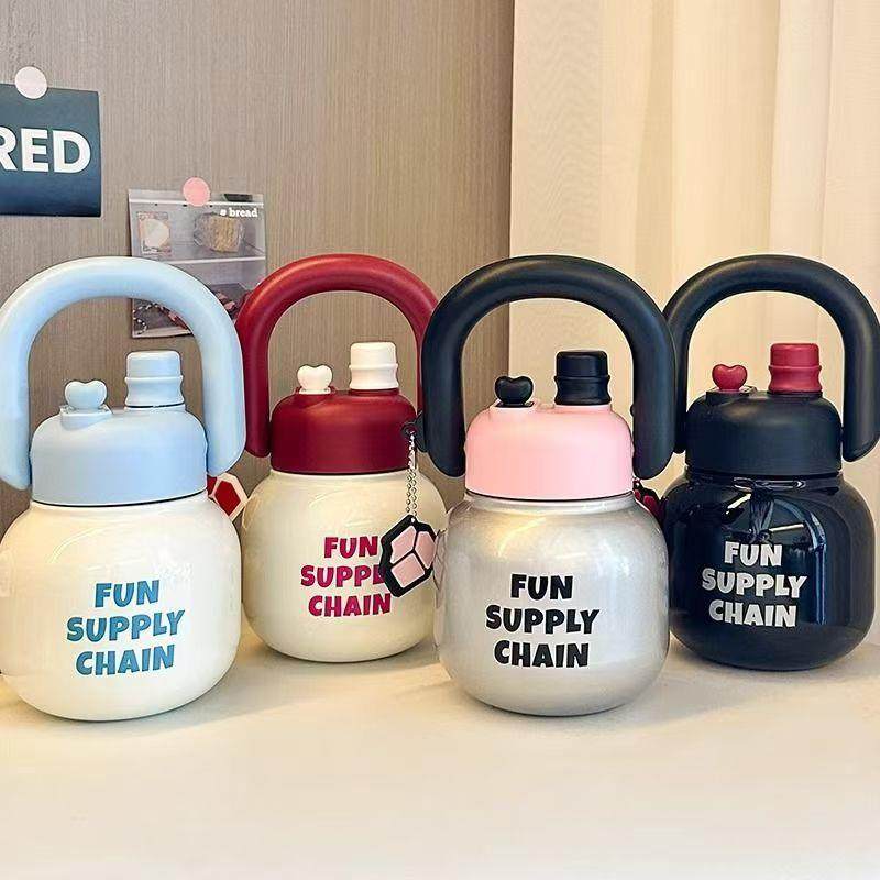 拎拎壶双饮口水杯高颜值大容量吸管便携女生大肚杯太空吨吨保温杯,餐饮具,保冷/保温杯,淘宝优惠券,粉丝福利购,淘宝优惠卷