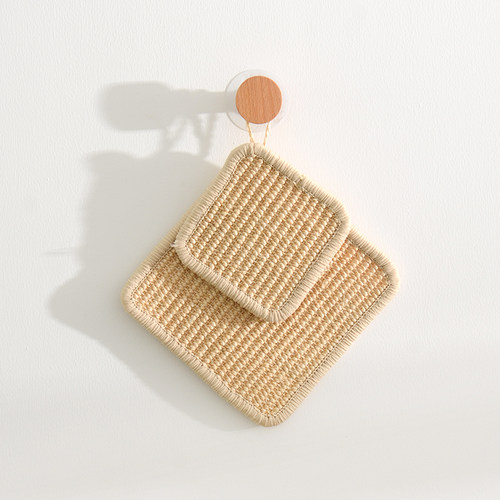 oakliving日式天然剑麻防烫隔热锅垫厨房餐桌加厚隔热垫杯垫