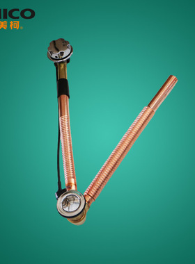 正品埃美柯浴缸放水阀YP17纯铜浴缸排水下水旋转排水器浴缸通用款