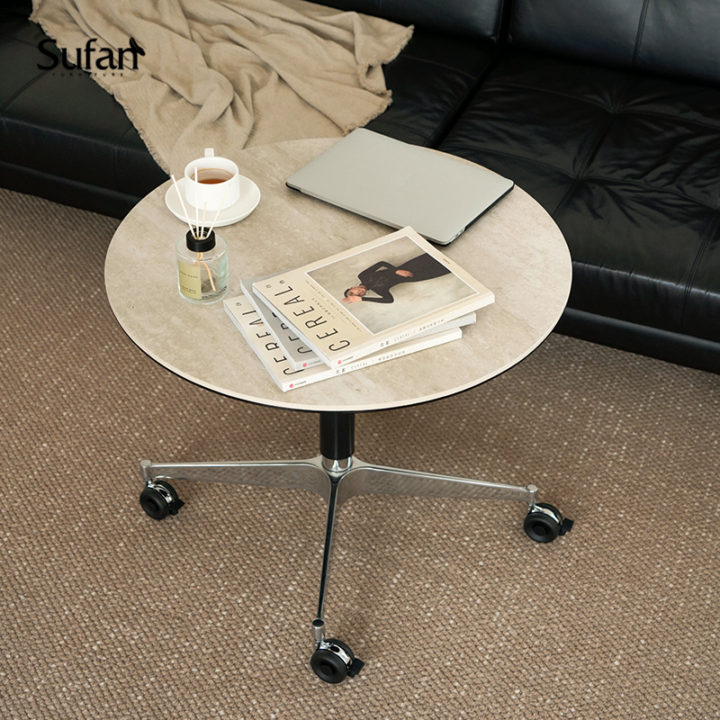 舒梵升降茶几餐桌可移动边几