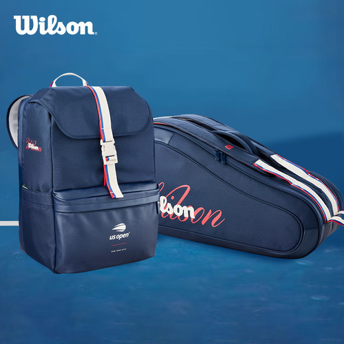 Wilson威尔胜网球包2025美网us open限量版多支装网球拍双肩背包