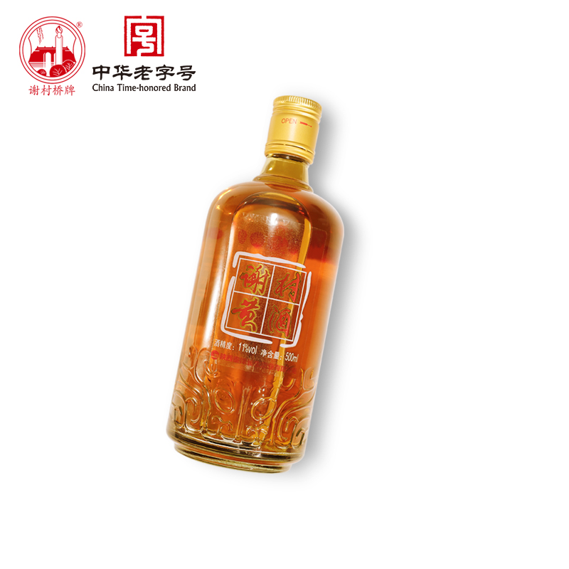 谢村桥特型半甜500ml谢村黄酒